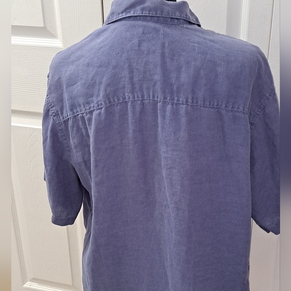 Bruno Pure Linen Button Up Shirt Size L - Picture 3 of 8
